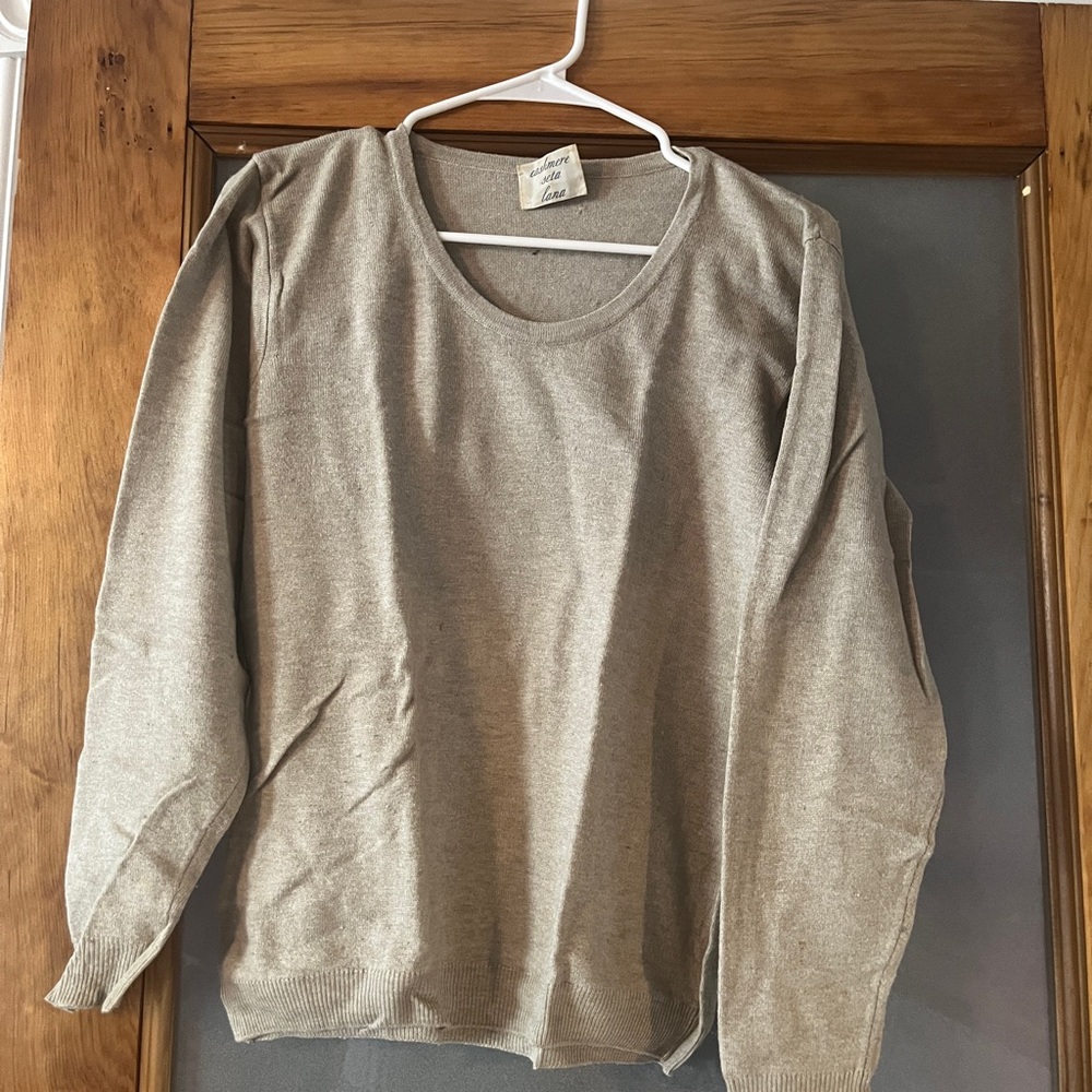 Gray Long Sleeve Sweater
